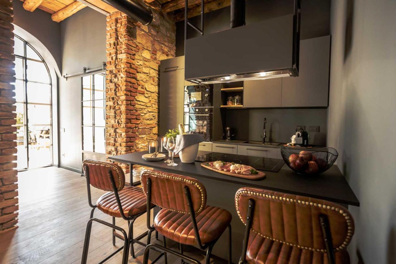 Апартаменты Ar Prestige Penthouse - Tribeca Loft Бергамо Экстерьер фото